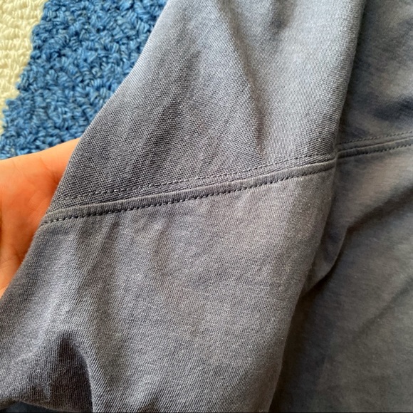 🐚 ZARA CONTEMPORARY MIDNIGHT BLUE LOOSE FIT PARTY SHEER MAXI DRESS! - Picture 10 of 12